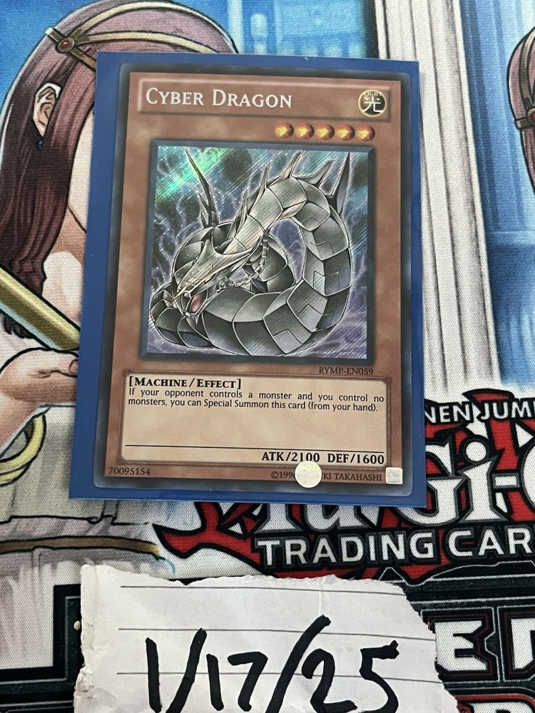 Cyber Dragon NM Unlimited Secret Rare RYMP-EN059 Yugioh Card-image