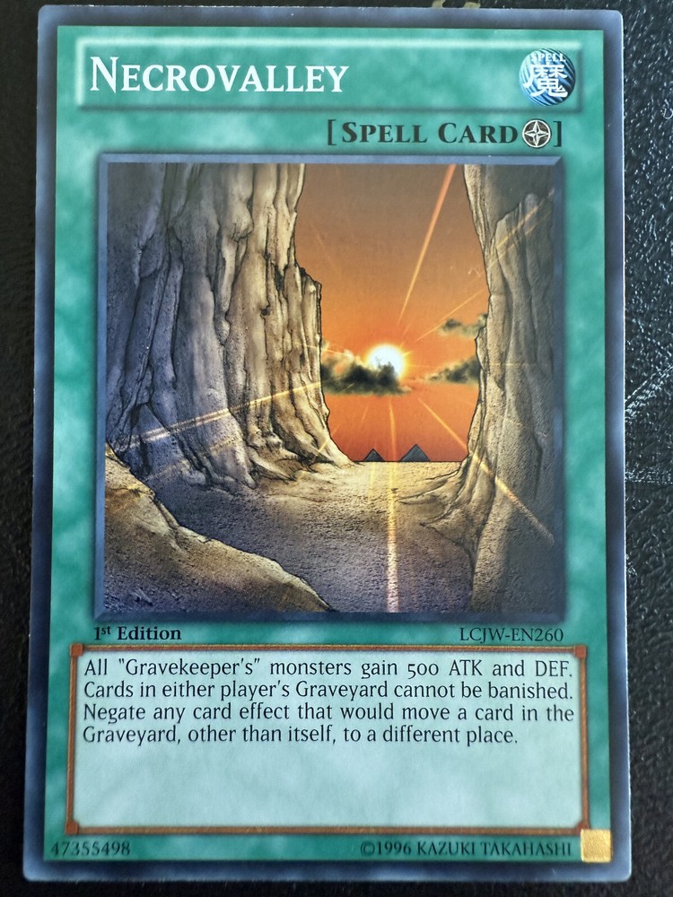 Necrovalley LCJW-EN260 Yu-Gi-Oh Legendary Collection 4 Joey's World 1st Edition