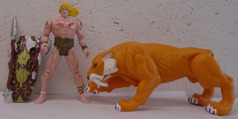 X-Men Savage Land Ka-Zar Zabu Sabretooth Tiger Toybiz Marvel Loose Complete
