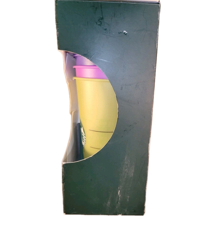 Starbucks Reusable Color Changing Cold Cups 24Oz  (3 Pieces) NWB 2 ARE MISSING