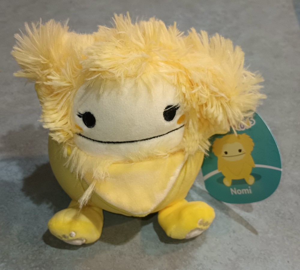 Squishmallows Nomi the Yellow Banana Bigfoot Exclusive Mystery Series NWT 8