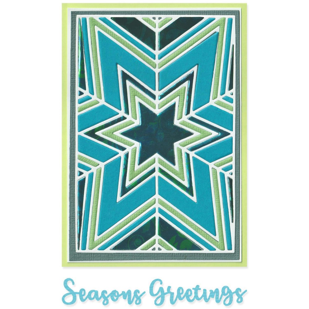 Thinlits Die Set Cosmopolitan Christmas, Star Bright by Stacey Park, Multicol...