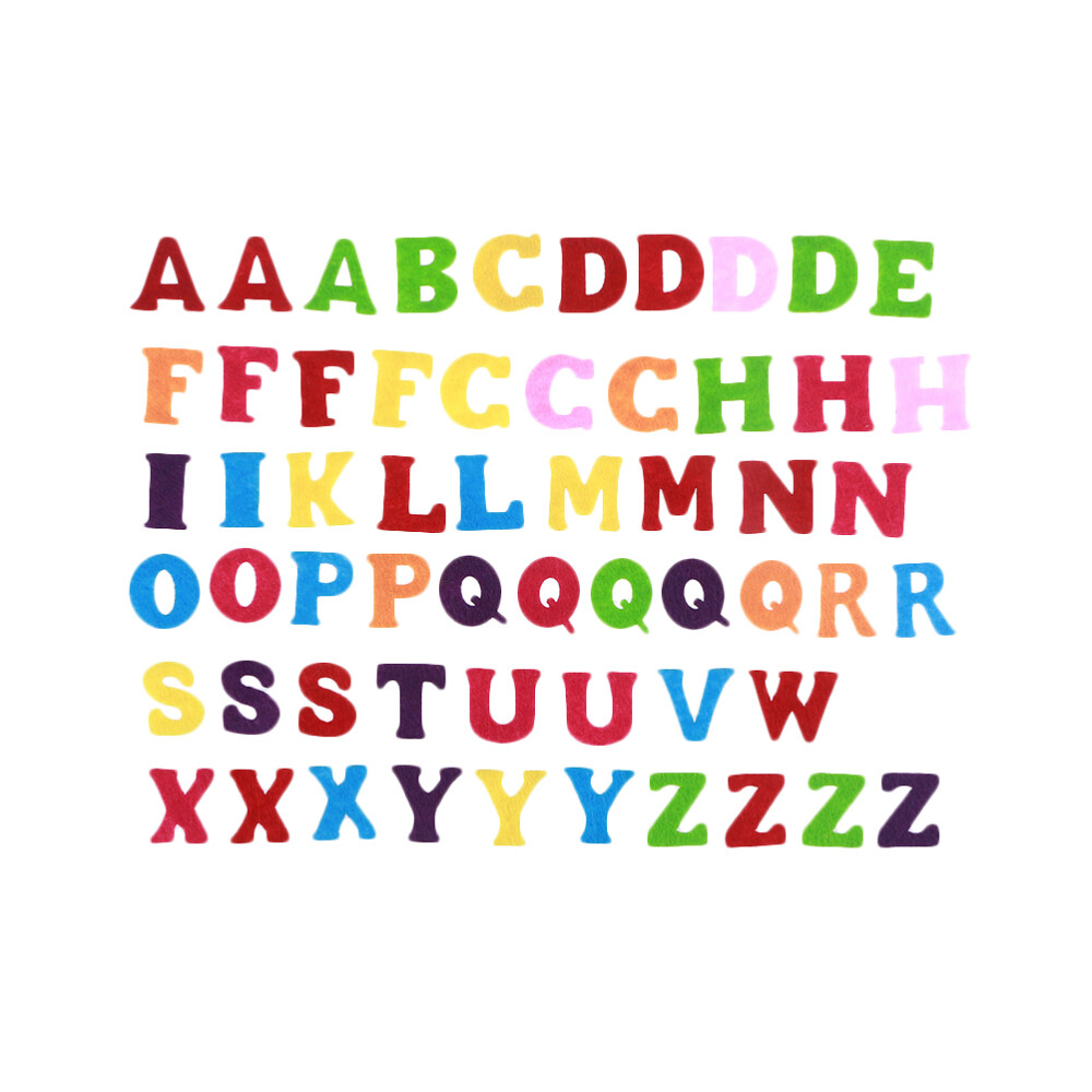 50 Pcs Sticky Letters for Crafts Foam Alphabet Stickers Child