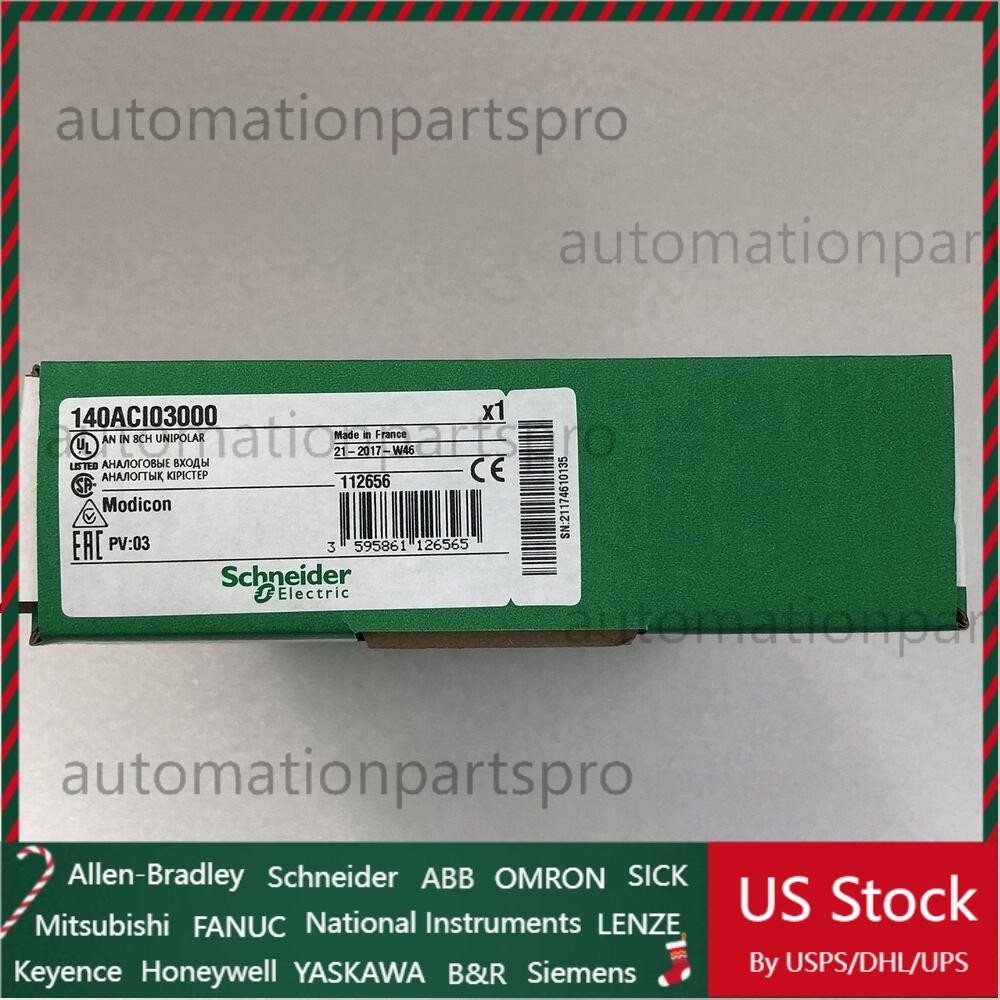 140ACI03000 Analog Input Module   US Free TAX