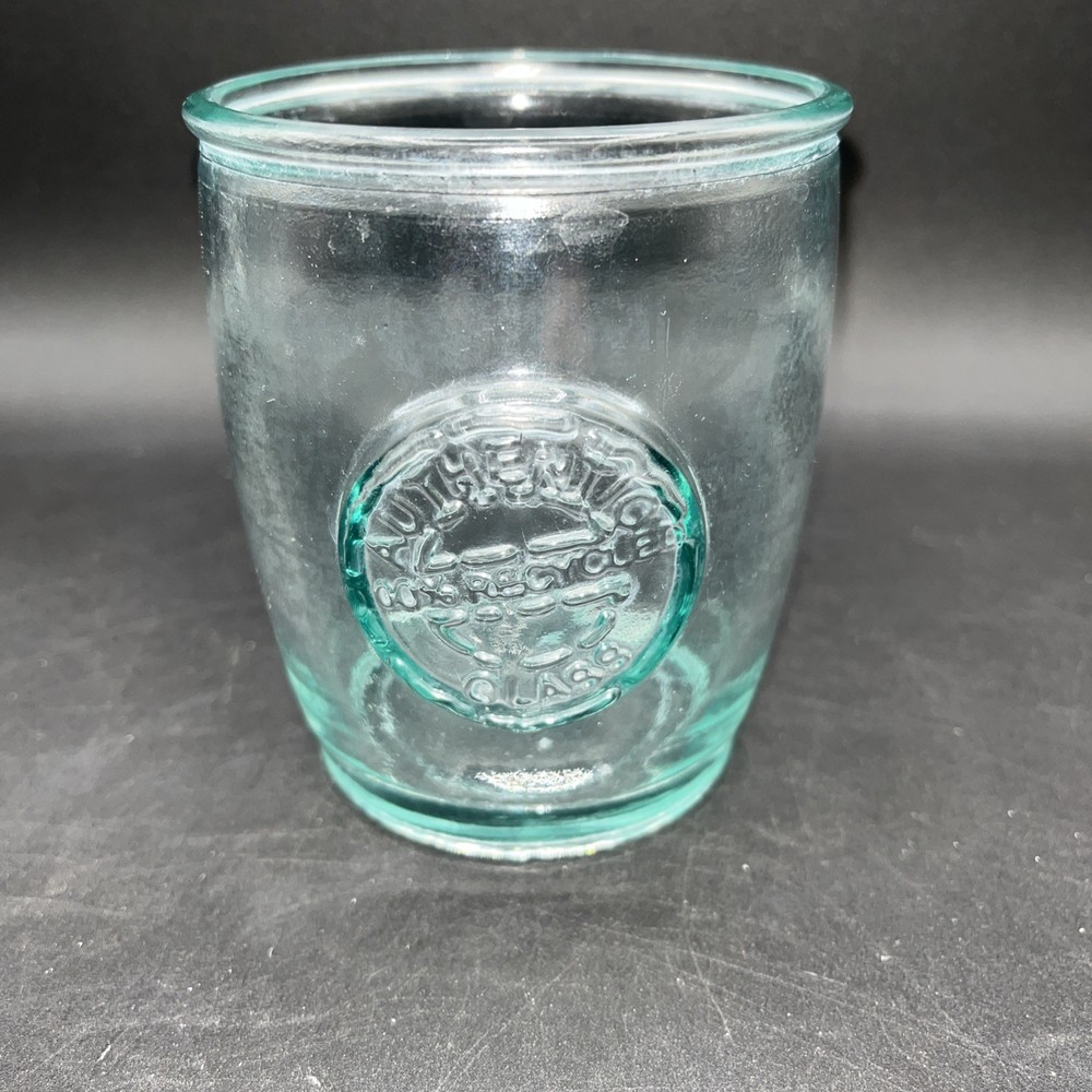 San Miguel Recycled Green Glass Stemless Tumbler Eco-Friendly