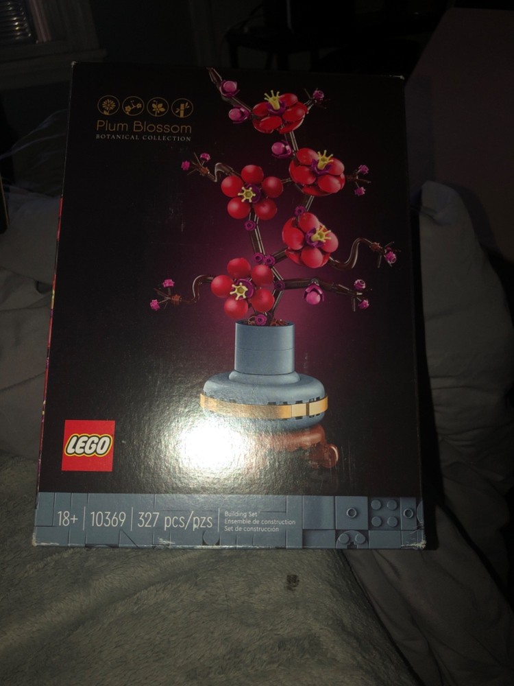 Lego Botanicals Plum Blossom Empty Box for Collectors or DIY Projects