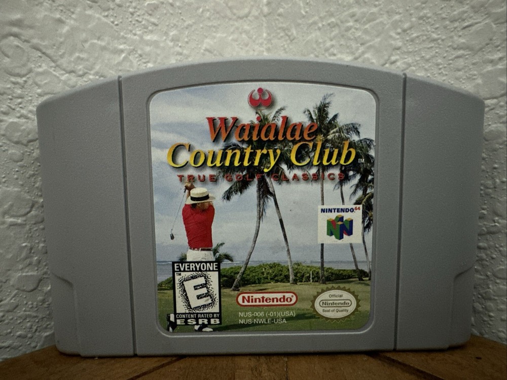 AUTHENTIC WAIALAE COUNTRY CLUB TRUE GOLF CLASSIC NINTENDO 64 N64 VIDEO GAME