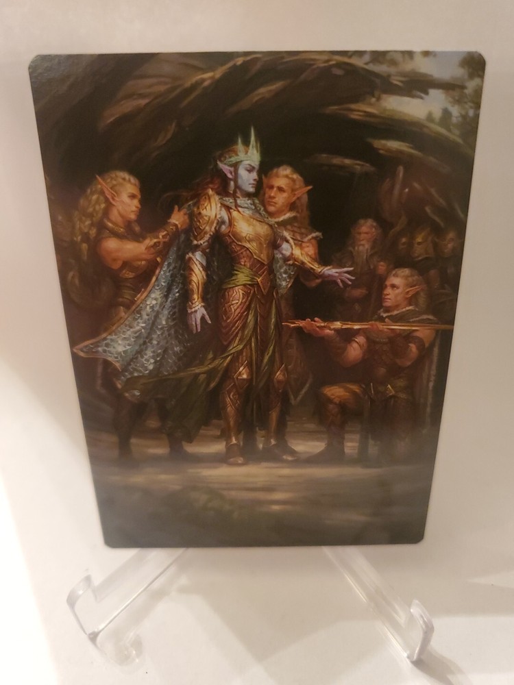 Lathril Blade of the Elves Art Card 48/54 Foundations Art Series Regular