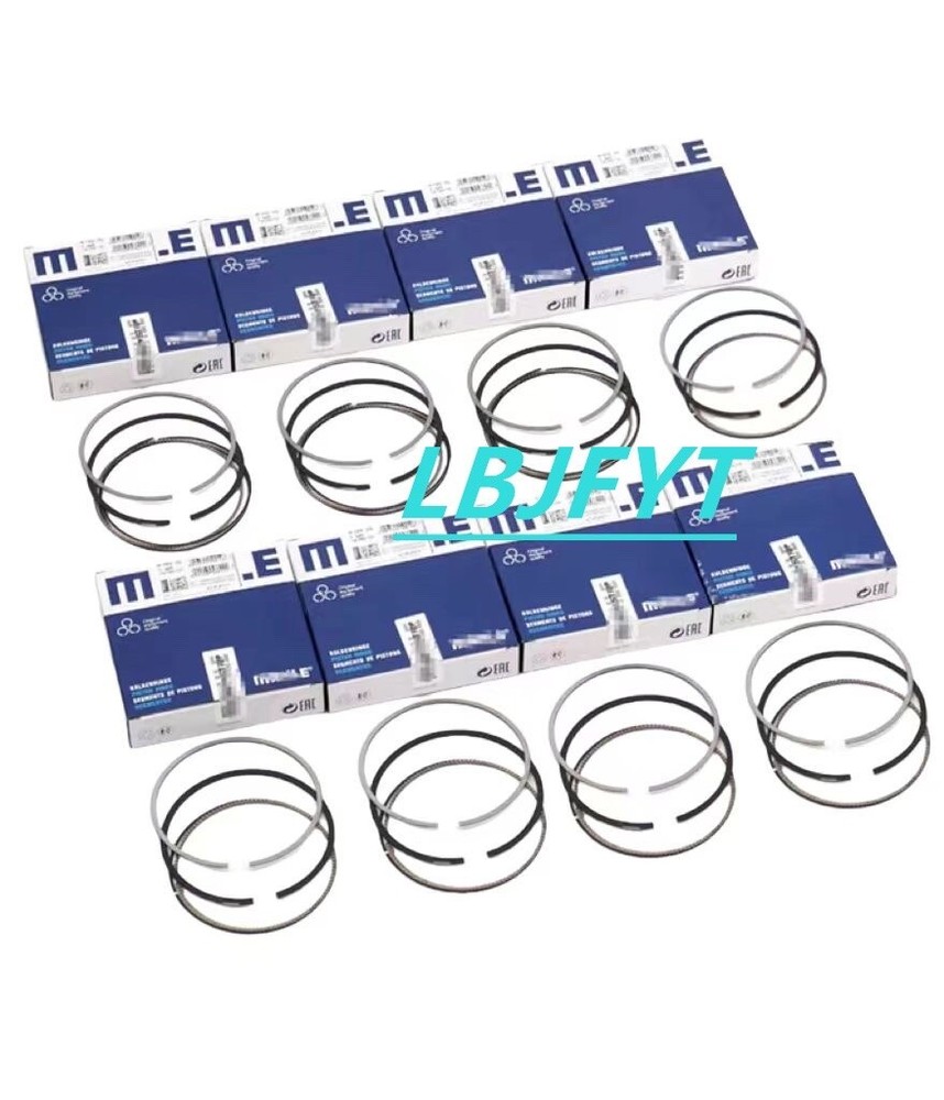 079198151A 8pcs Piston Rings Set 84.5mm for Audi A6 RS6 A8 ARS ASG BAS 4.2L