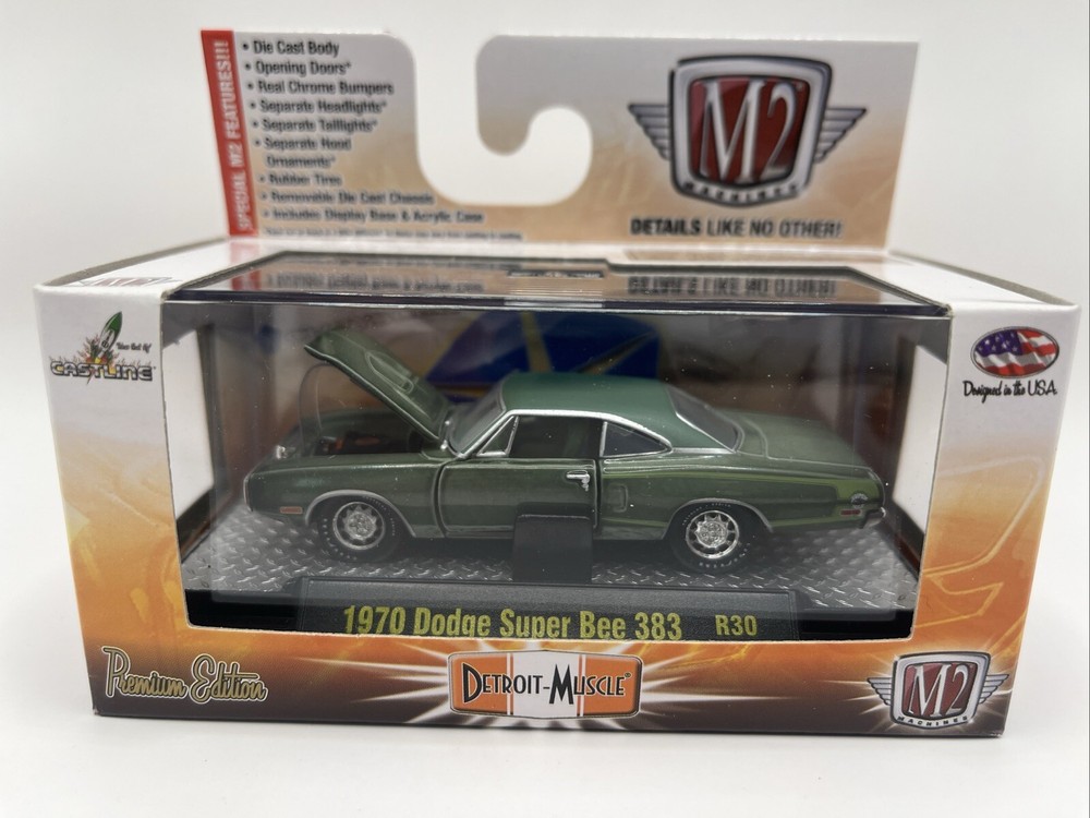 M2 Machines Premium Edition Detroit-Muscle 1970 Dodge Super Bee 383 1:64 Diecast