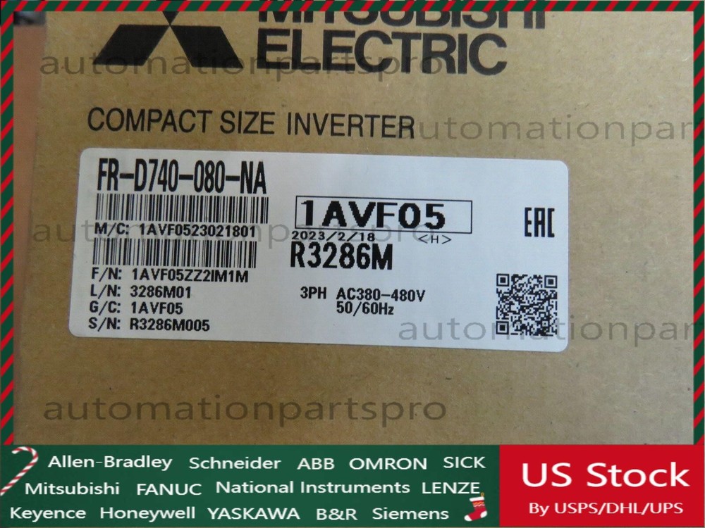 FR-D740-080-NA New Sealed Mitsubishi Compact Size Inverter FR-D740-080-NA