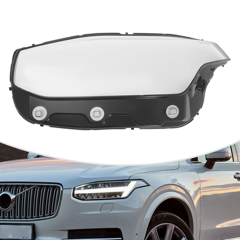 2015-2022 Volvo XC90 Left Headlight Lens Cover Replacement 1PCS