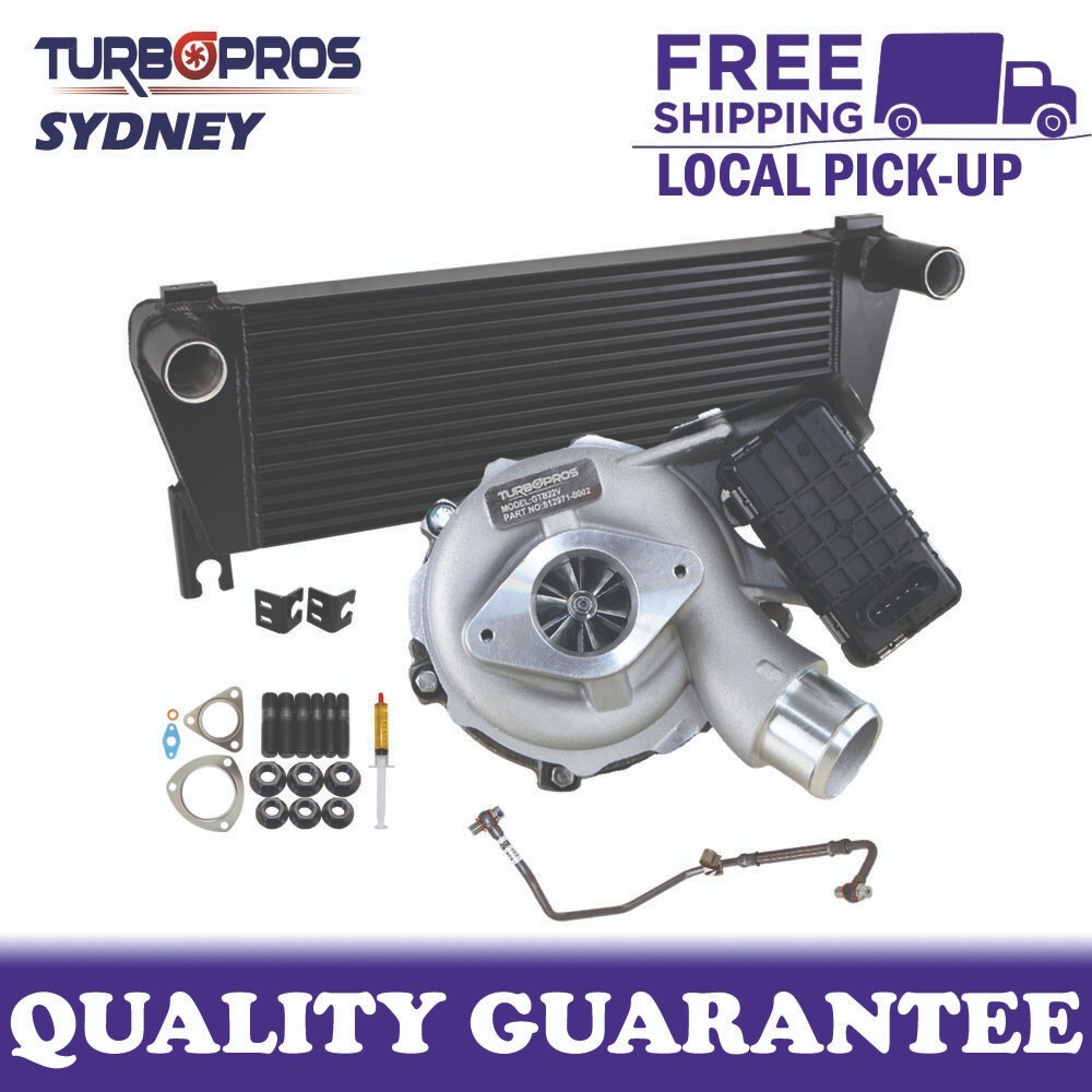 Upgrade Turbo + 70mm Intercooler + Oil Feed Pipe For Ford Ranger 3.2L 2011-2015