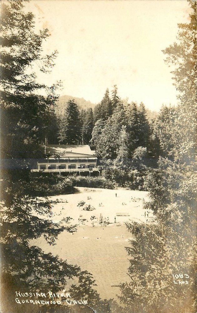 1945 Guernewood California Russian River  RPPC Postcard 25-5439