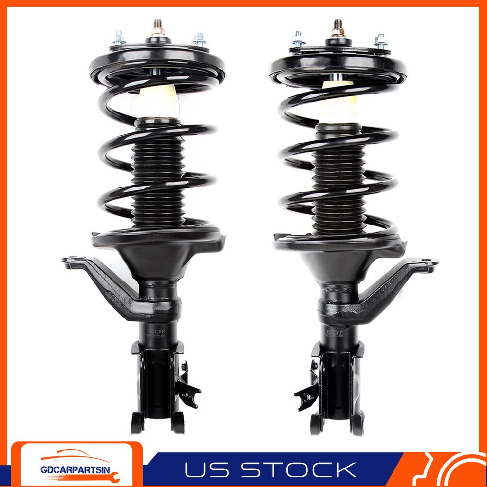 2003-2005 Honda Civic Front Complete Shocks with Coil Springs Pair