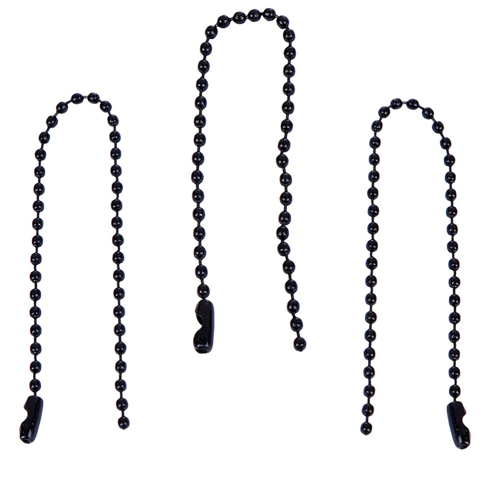 100pcs Tag Chains Stainless Steel Wire Keychains Name Tag Chain Necklace