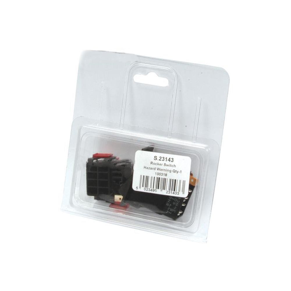 S.23143 Rocker Switch - Hazard, 2 Position (On/Off) Fits Ford/New Holland