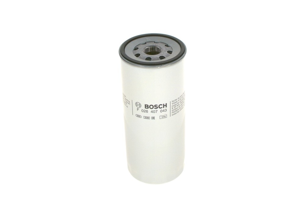 F 026 407 043 Bosch oil filter for Renault trucks, Volvo