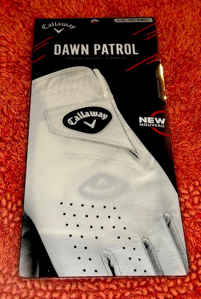 Callaway Dawn Patrol Womens Golf Glove Right Hand - Large Regular, Color White