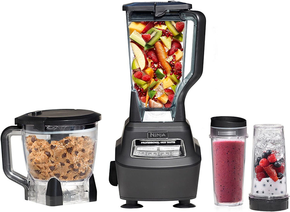 Powerful 1500W Blender with 4 Functions for Smoothies, Processing, and More