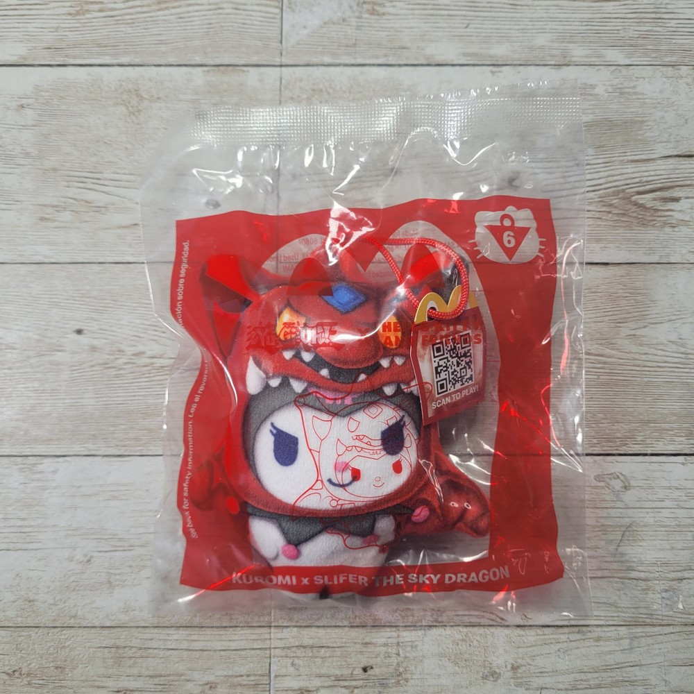 McDonalds Kuromi Slifer Sky Dragon YuGiOh Hello Kitty Happy Meal Toy #6  