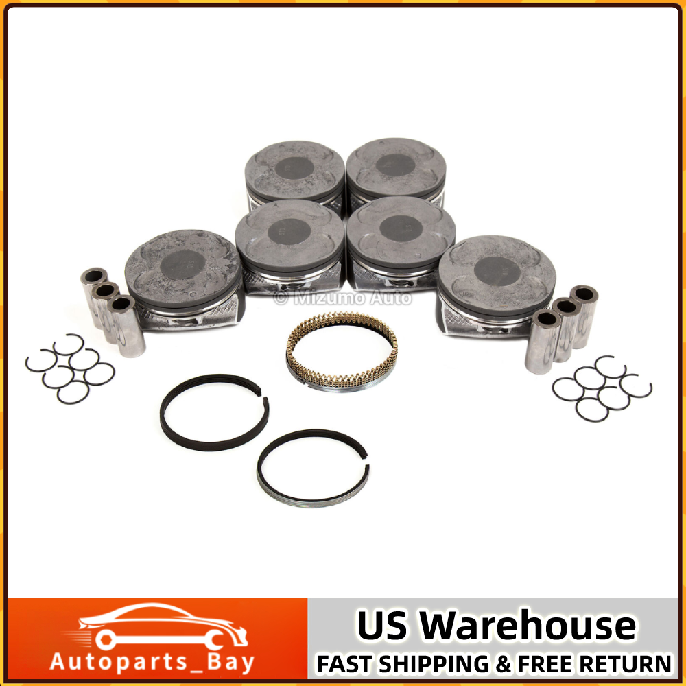 3.6L DOHC Pistons w/Rings for Chrysler 200 300 Dodge Ram Jeep 11-16