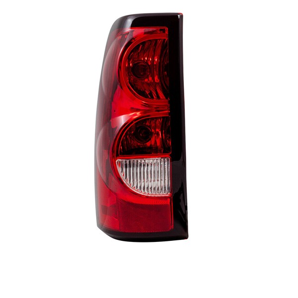 2005-2006 Chevy Silverado 1500 HD Left Rear Tail Light Red Clear Lens