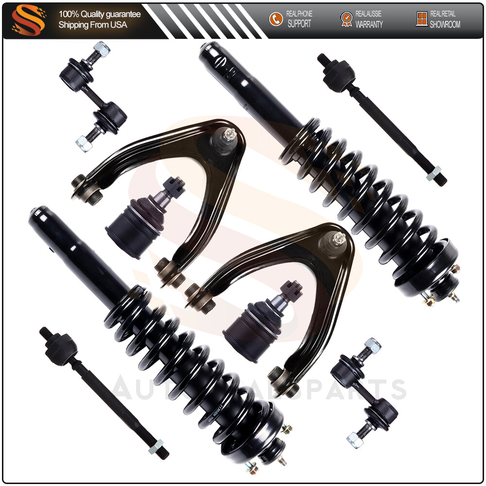 1997-2001 Honda CR-V Front Suspension Kit with Struts Control Arms Ball Joints Tie Rods  