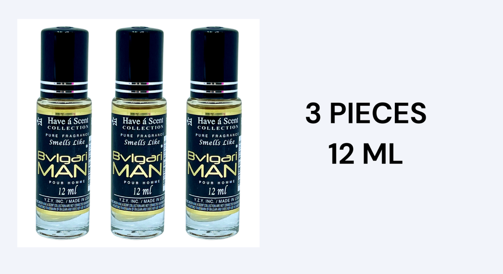Bvlgari Man for Men Roll On Oil 12 ML 3pc Limited Time Only-image