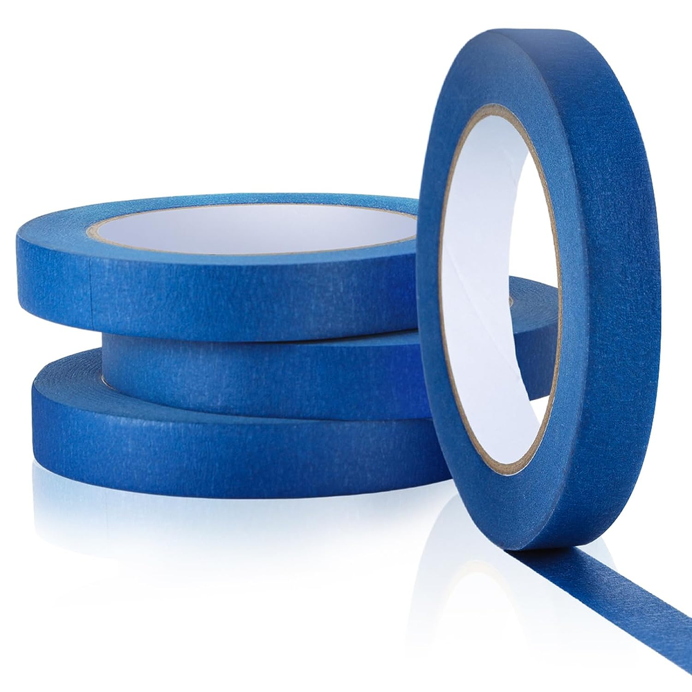 Blue Painters Tape Masking Tape Bulk, Blue Tape for Painting Automotive Walls, P