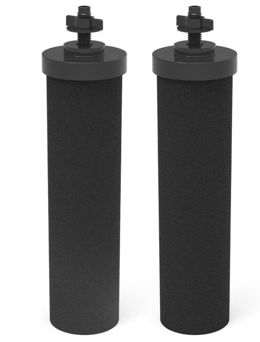 2Pack Berkey BB9-2 Black Activated Carbon Water Filter Replacement, Compatible