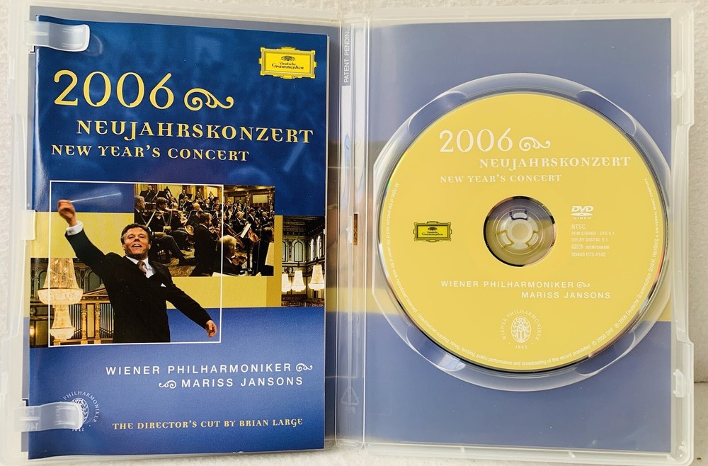 Vienna 2006 New Years Concert DVD Reg Free Mariss Jansons Like New-image