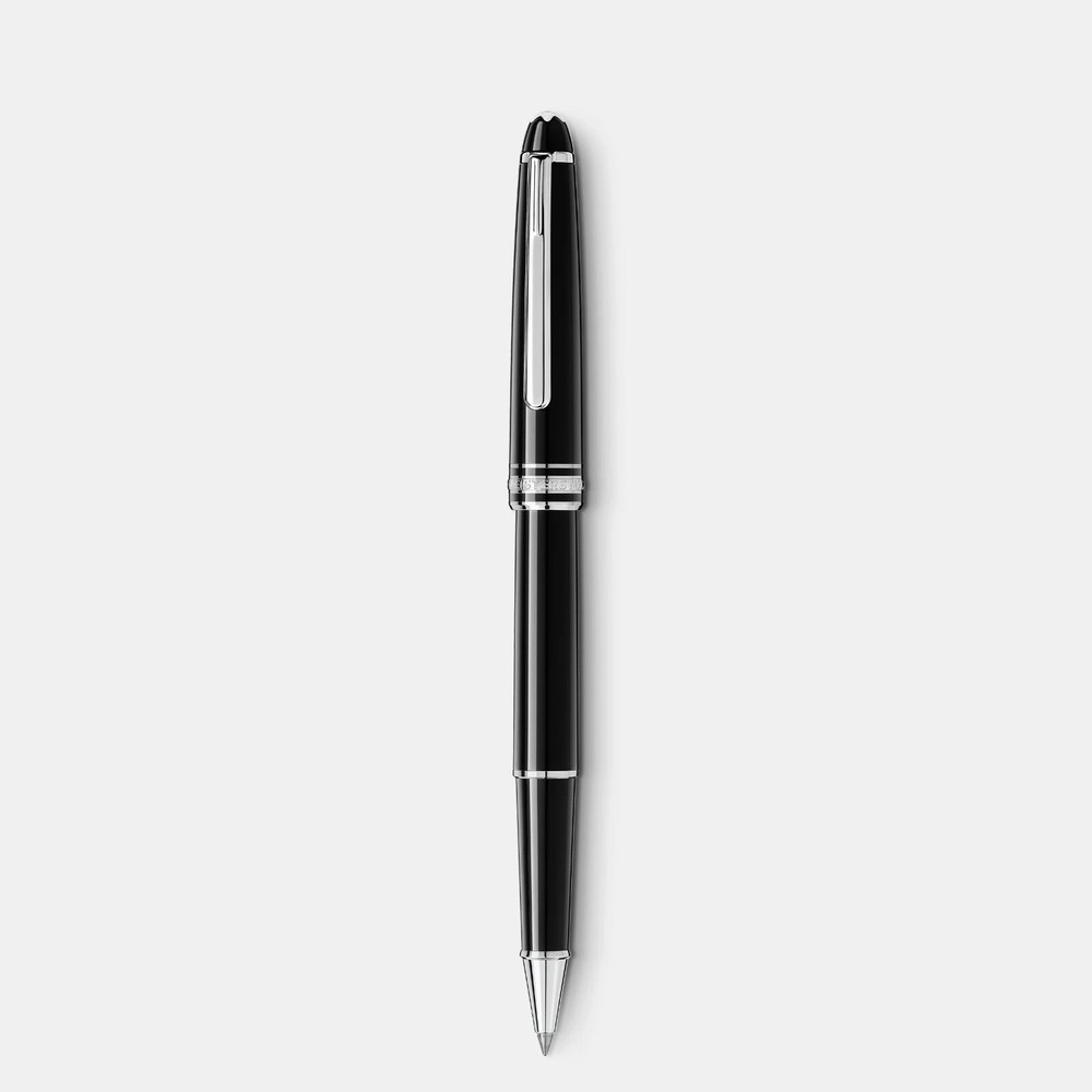 Montblanc Classique Platinum Black Rollerball Pen P163 2865 Curated Gift