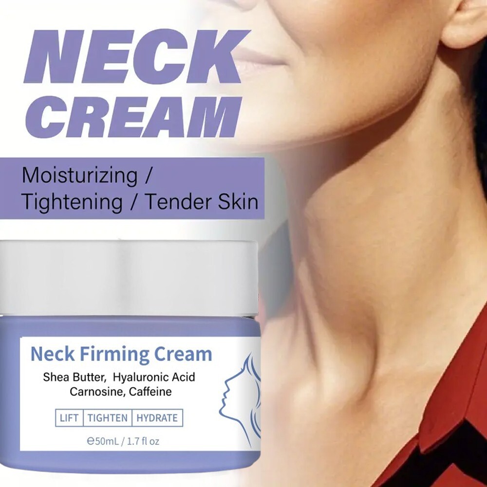 Firming Neck Cream for Crepey Skin - Hydrating Moisturizer 1.7 oz Neck Care