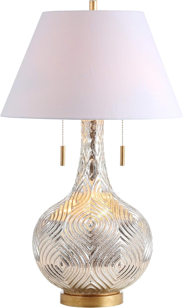 Highland 30.75 Gourd Glass LED Table Lamp Modern Transitional Design