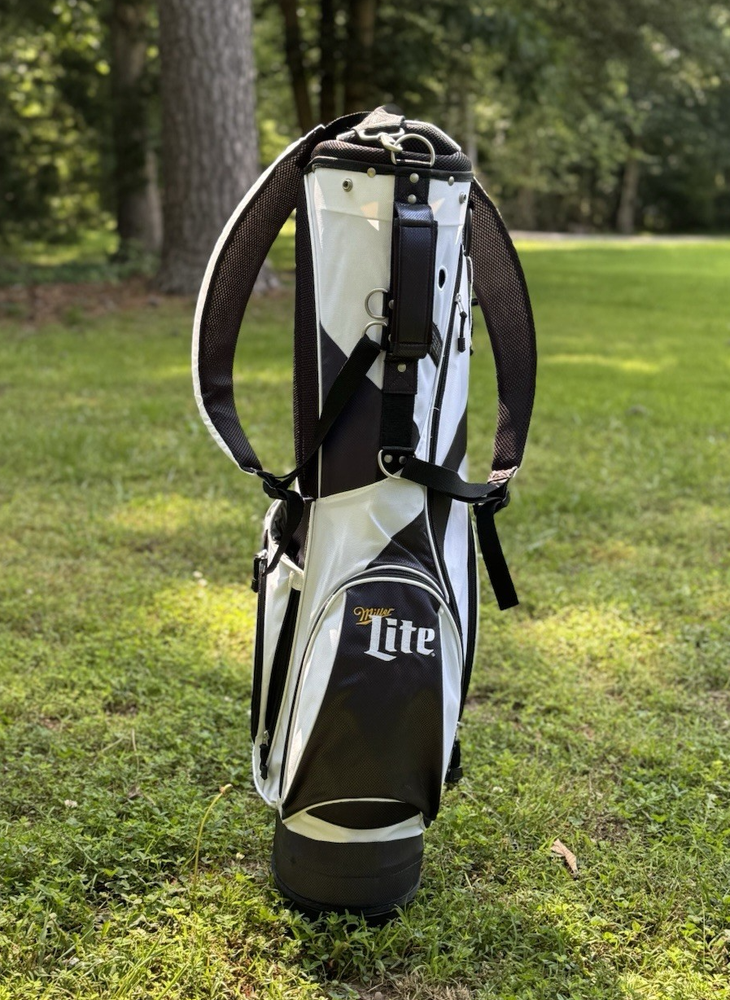 Miller Lite Stand Bag Golf Bag - Perfect Fathers Day Gift Brand New-image