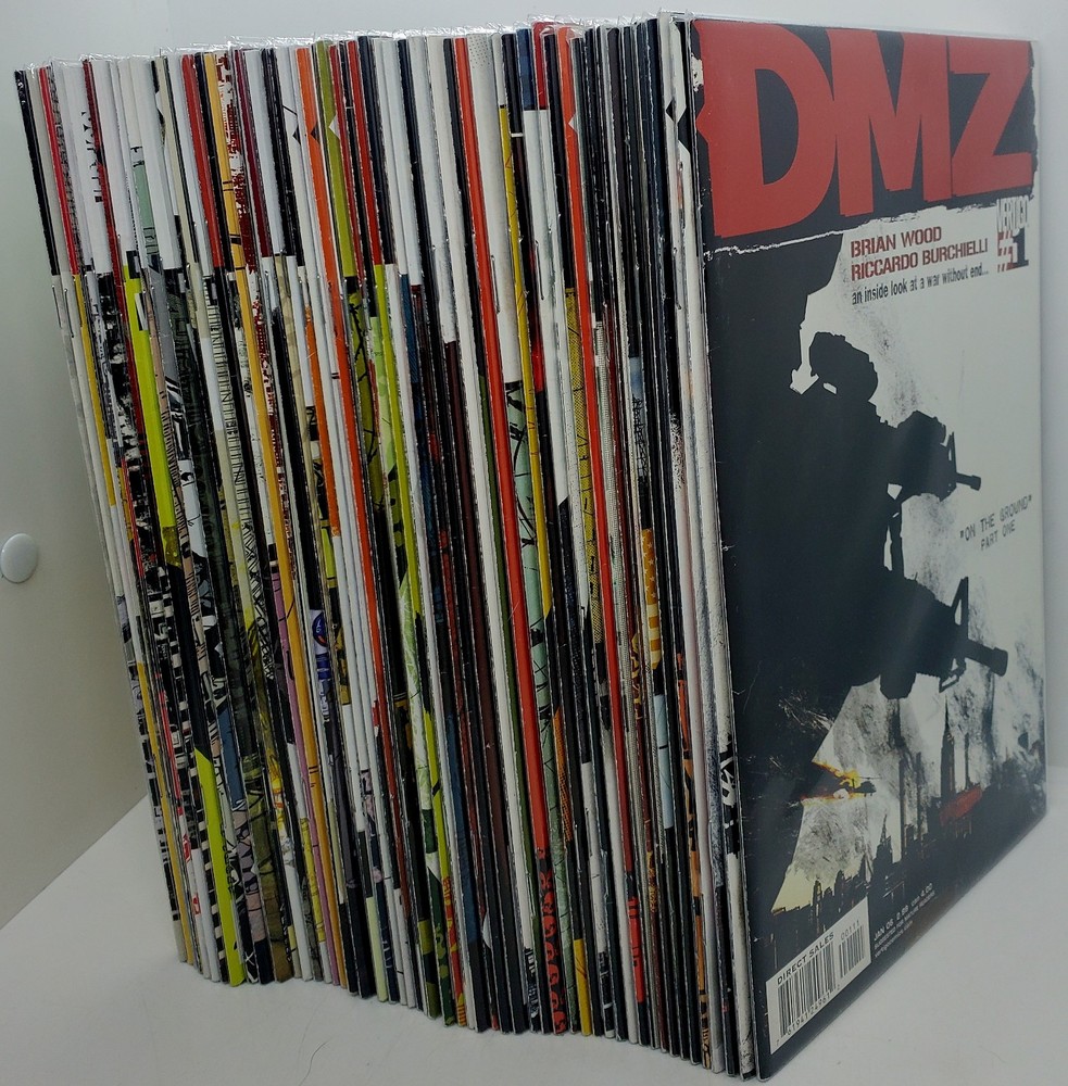LOT of 56 DMZ Comic Books #1-61 (Vertigo, 2006) 1st Print! Mint Condition! 🔥📚
