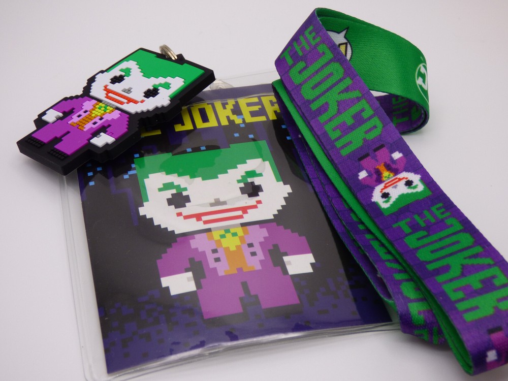 Funko - Pop! Character Lanyard & Badge Holder - 8-Bit Joker - GameStop Excl
