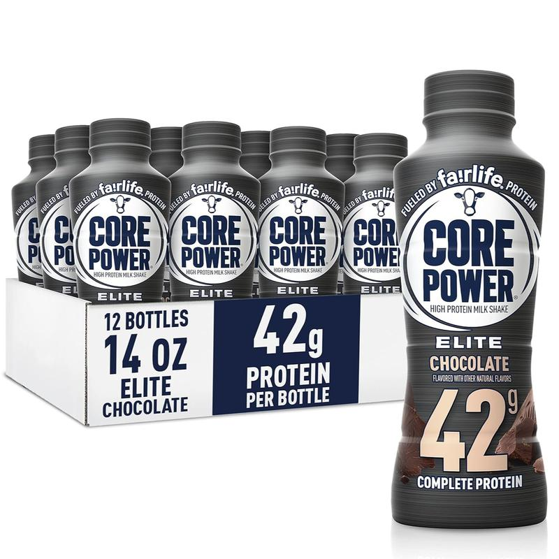 Core Power Fairlife Elite 42G High Protein Milk Shakes for Kosher Diet, Ready to