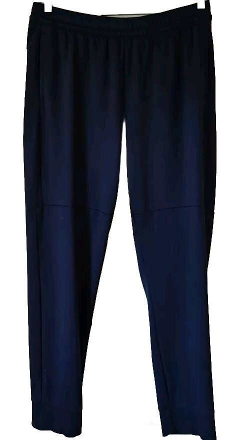 Members Mark Mens Blue Cove Luxe Jogger Sweatpants with Pockets & Drawstring - Size Large-image