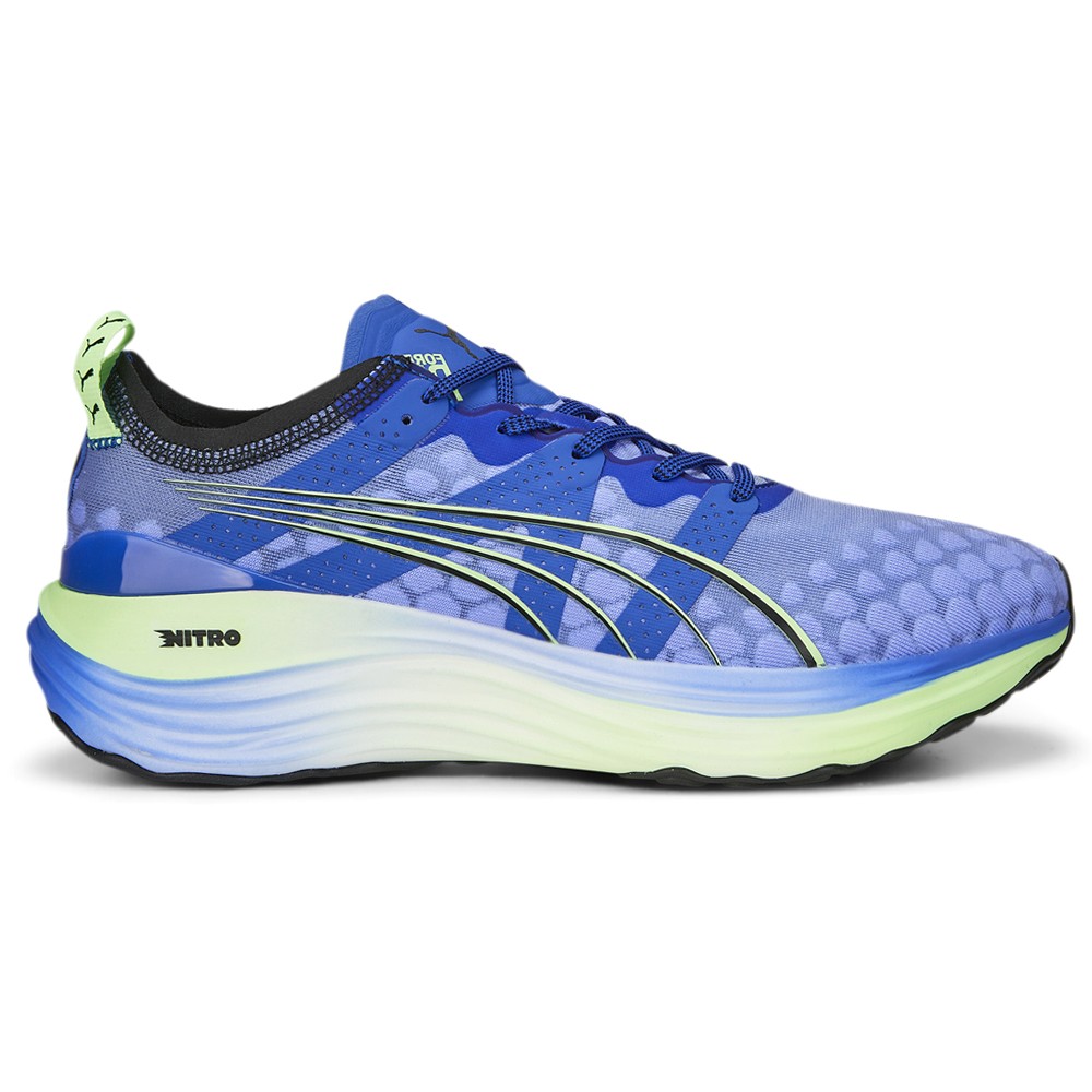 PUMA Foreverrun Nitro Mens Blue Running Shoes for Athletic Performance
