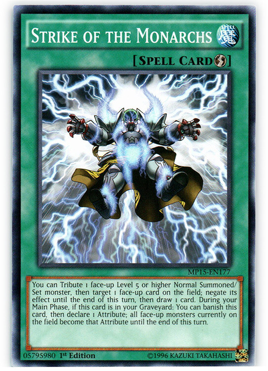 Strike of the Monarchs MP15-EN177 Common 1st Ed x3 Near Mint