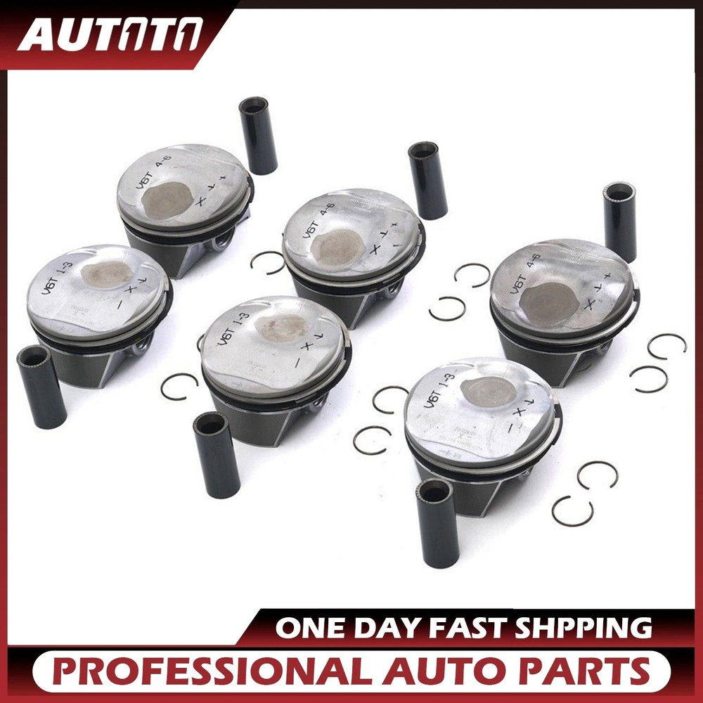 6pcs Pistons Rings Set STD Φ96mm For Porsche Macan Panamera S 4S 3.0T V6 970 95B