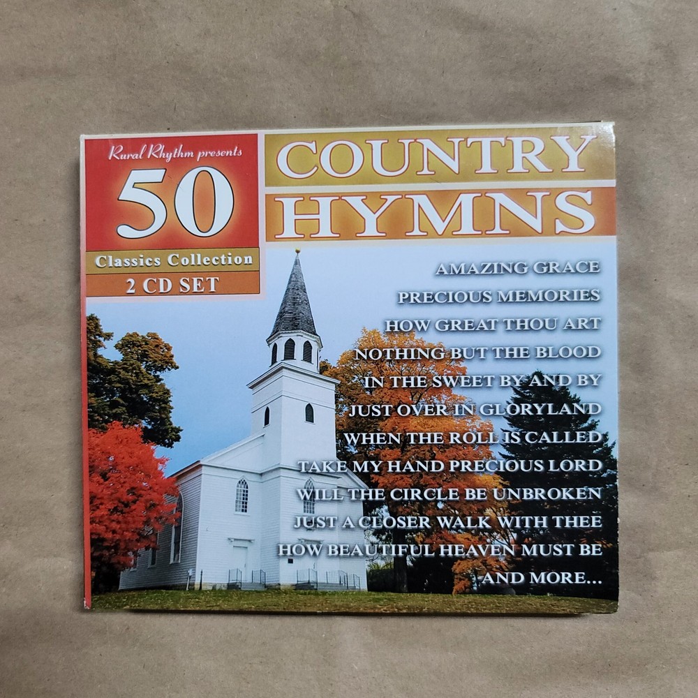 50 Country Hymns Classics Collection By Various (2CD Set, 2018)