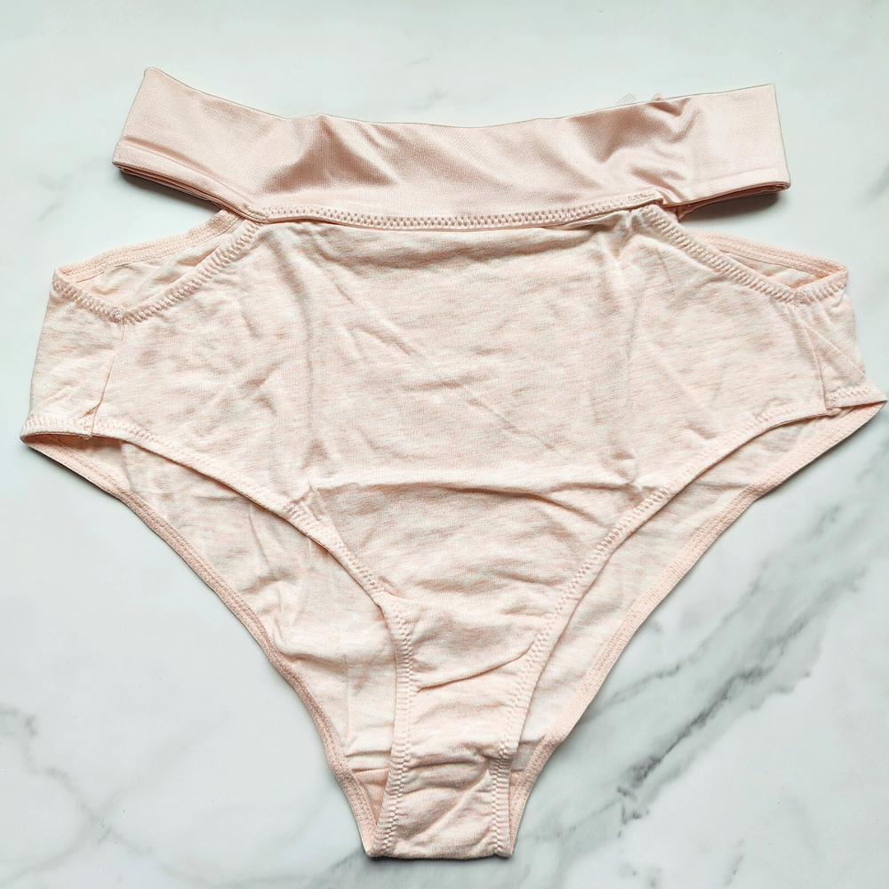 Soma TellTale The Dreamer Retro Brief Panty Hthr First Blush SZ S