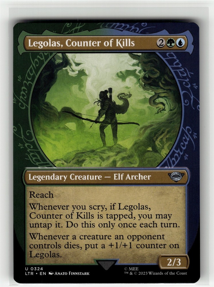 LEGOLAS, COUNTER OF KILLS (SHOWCASE) Tales of Middle-Earth #324 LTR(NM+)(MTG)