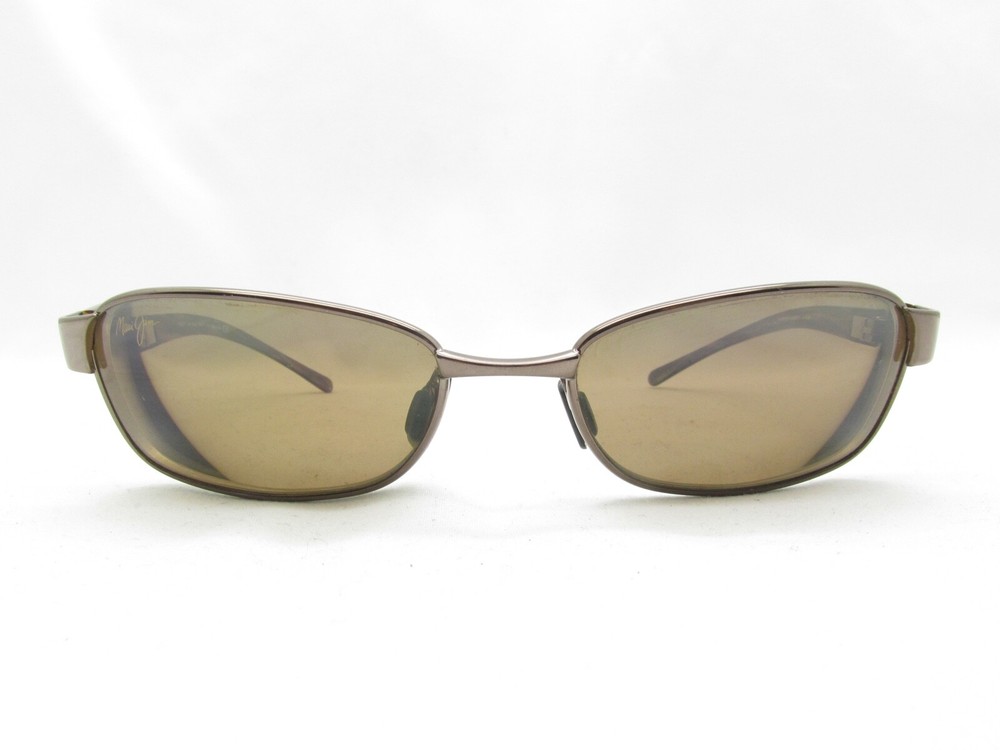MAUI JIM MJ101-25 BROWN SPORTS WRAP EYEGLASSES FRAMES ITALY 55-17-135 118083