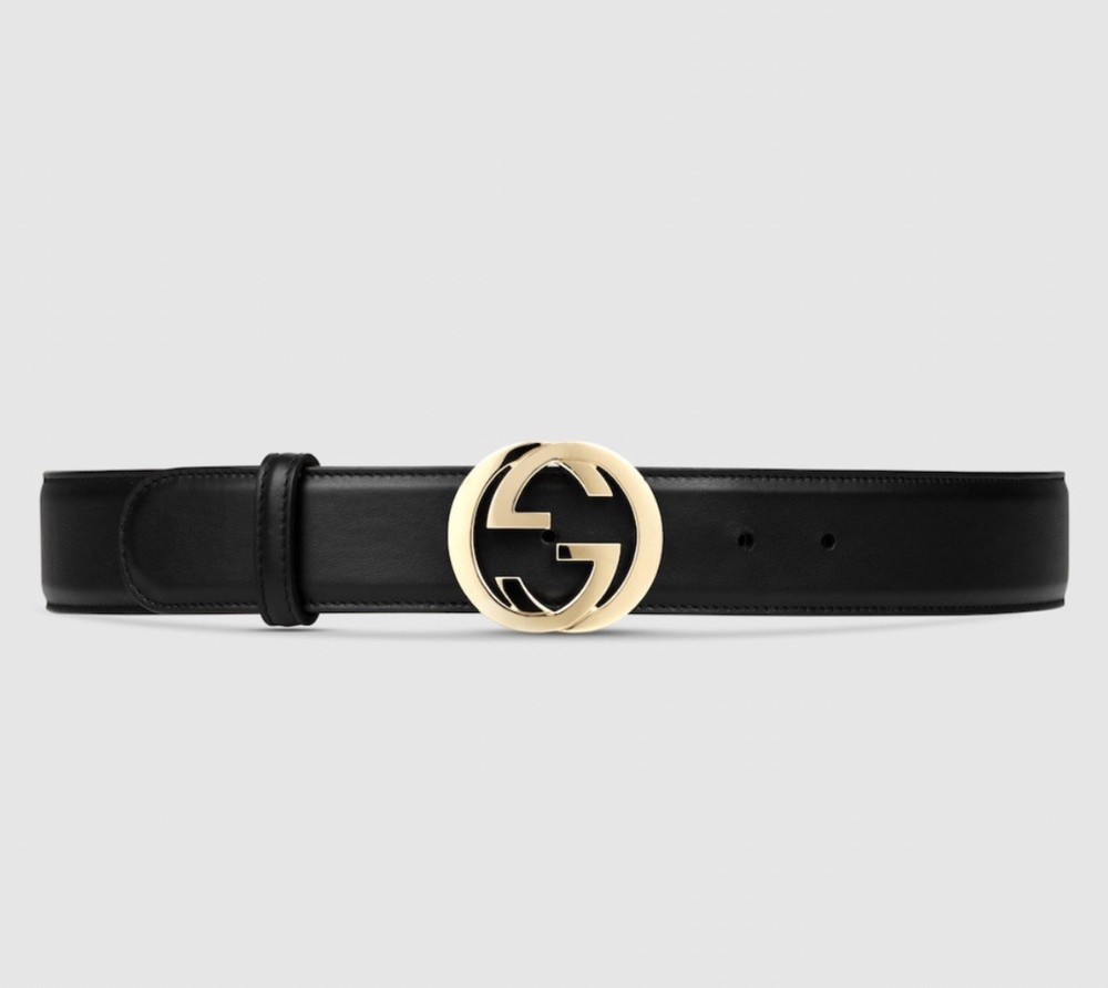 Gucci Black Leather Belt 75/30 with Silver Double G Buckle BNWT $600