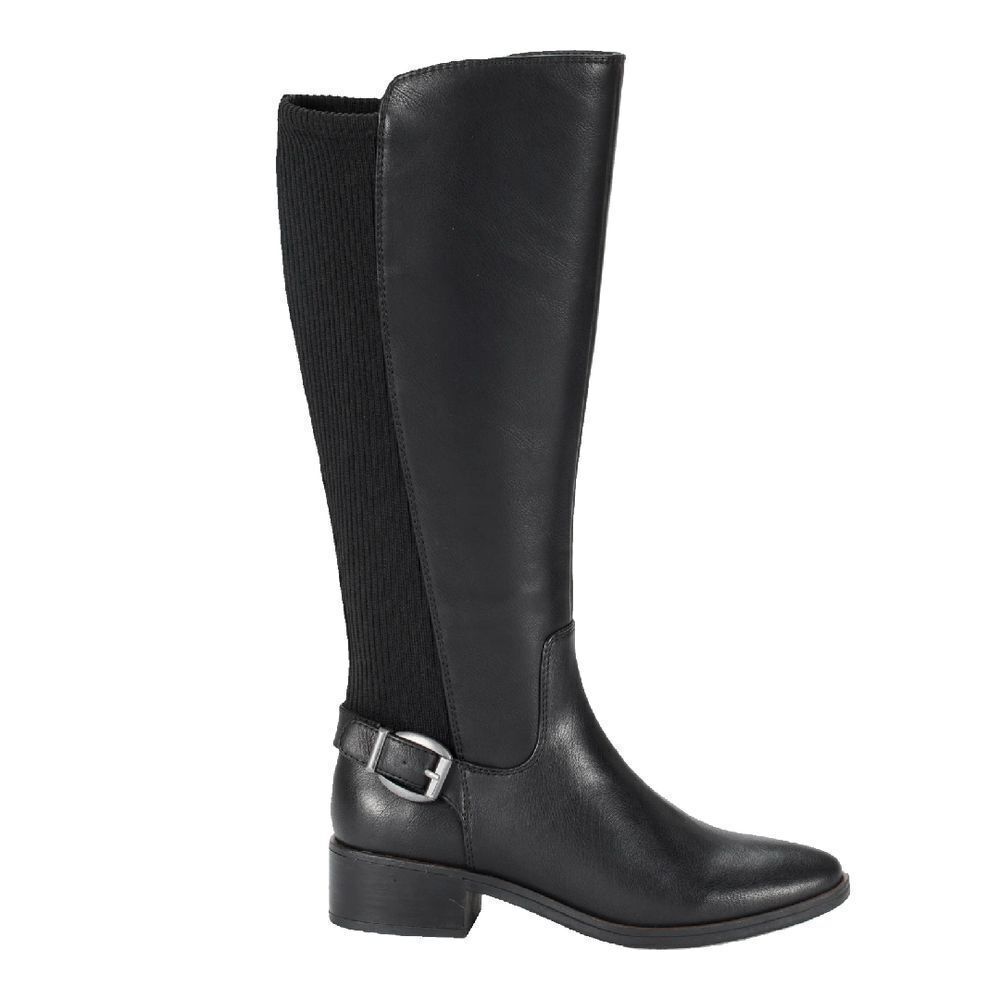 Bota de montar Beartraps McKayla pantorrilla ancha alta negra talla 6,5