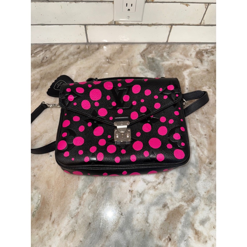 Louis Vuitton x Yayoi Kusama Crossbody Bag + Pouch w/ Box & Dust Bag